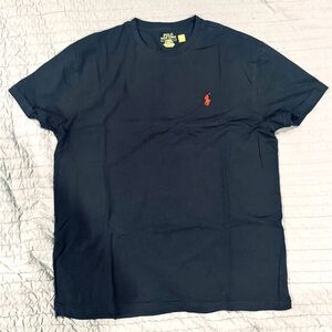 Polo by Ralph Lauren Men's Navy T-Shirt with Red Logo